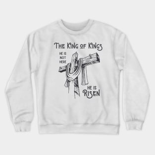 He Is Not Here Crewneck Sweatshirt